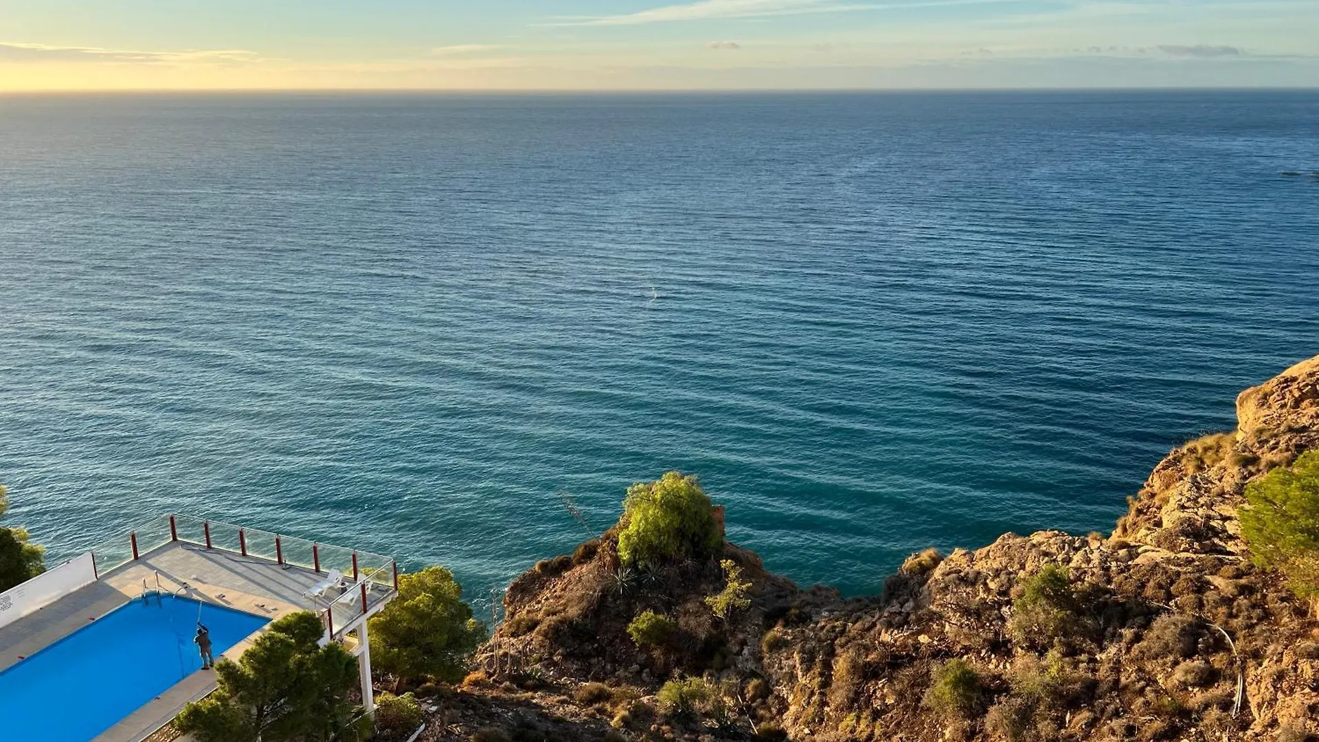 Acantilado Del Mar Almería Spanyolország